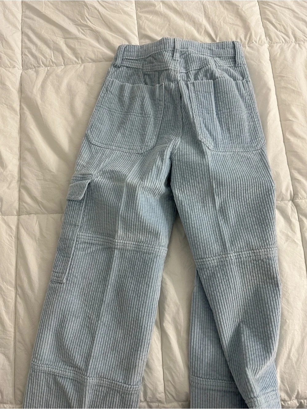 bp Light Blue Corduroy Utility Pants